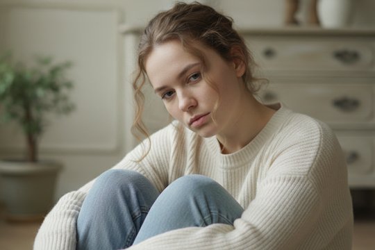 Девушка испытывает паническую атаку
