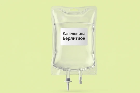 Капельница с препаратом Берлитион