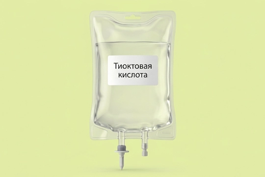 Капельница с раствором тиоктовой кислоты